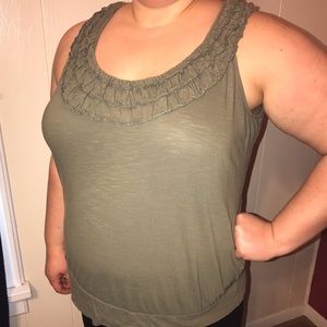 Olive green tank